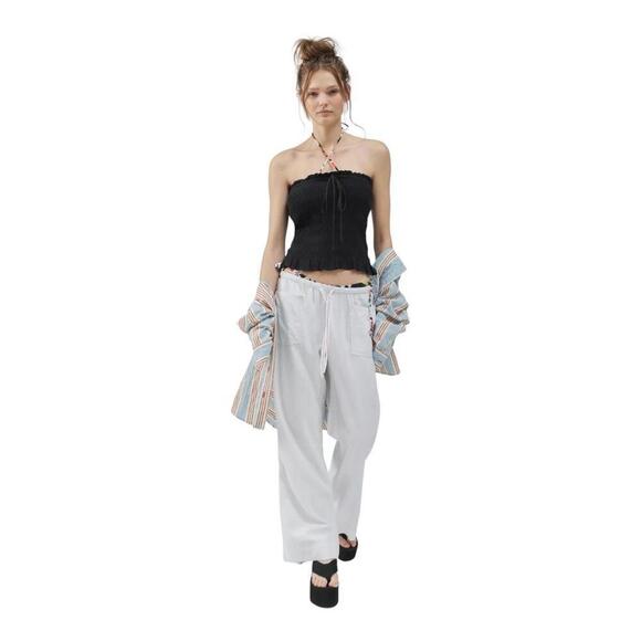 Urban Outfitters Picnic In The Park Linen Tube Top Size Large New - Picture 1 of 9